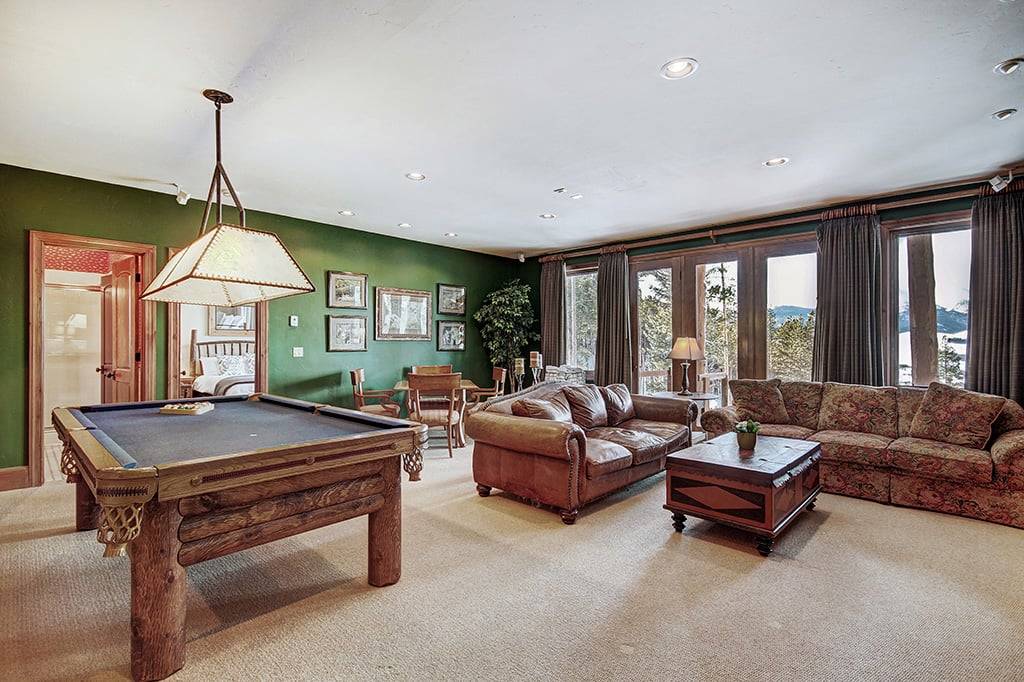Game Room, Ten Mile Estate, Breckenridge Vacation Rentals Game Room, Ten Mile Estate, Breckenridge Vacation Rentals