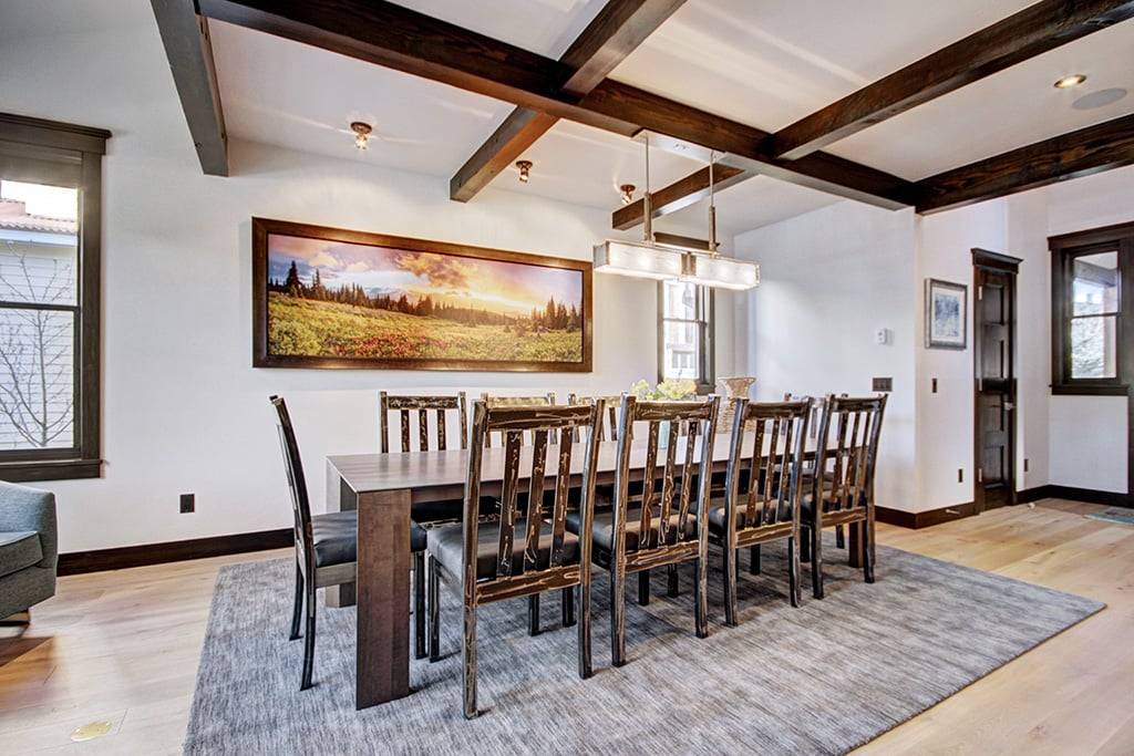 Dining Area, The Bogart House, Breckenridge Vacation Rental Dining Area, The Bogart House, Breckenridge Vacation Rental