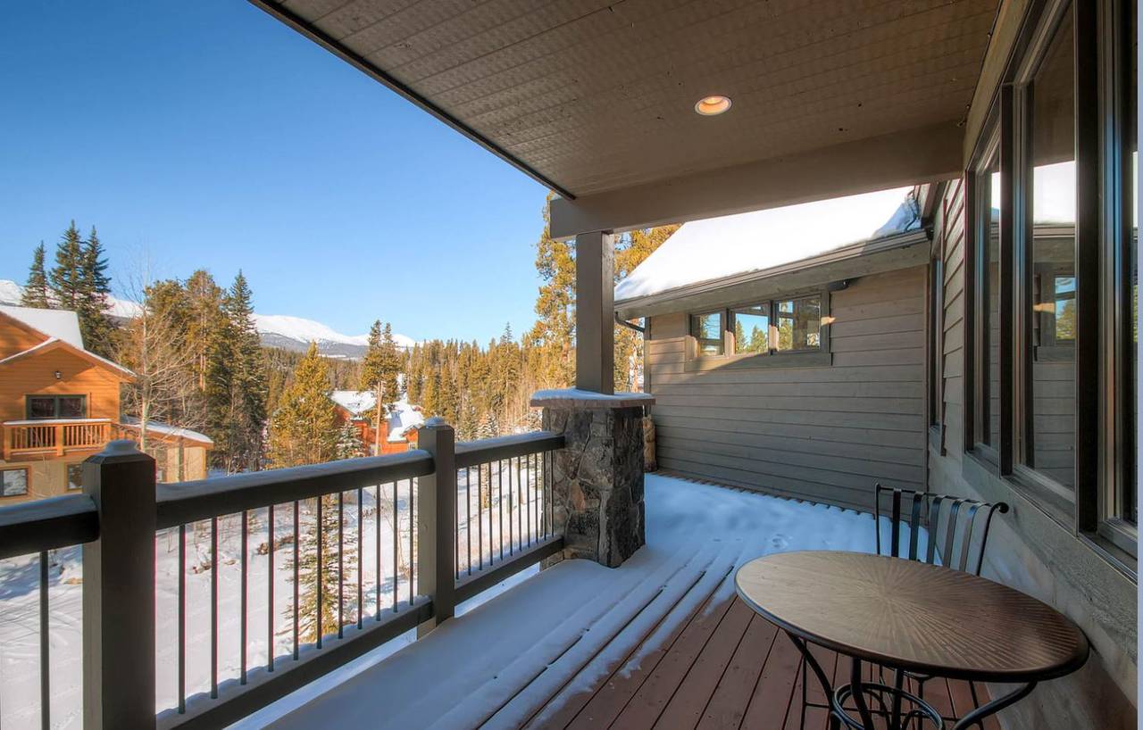 Deck - Riverwood Retreat - Breckenridge Vacation Rental Deck - Riverwood Retreat - Breckenridge Vacation Rental