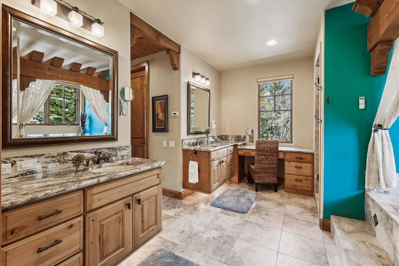 Primary Bathroom, Snow Mansion, Breckenridge Vacation Rental Primary Bathroom, Snow Mansion, Breckenridge Vacation Rental