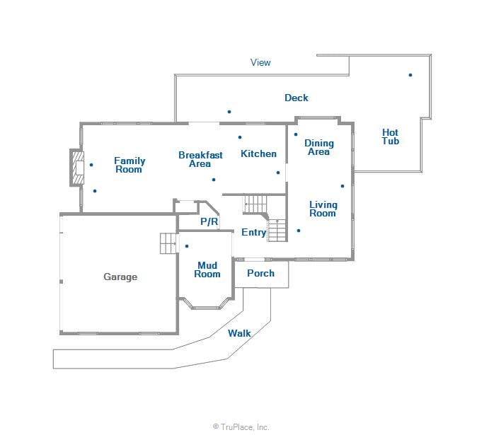 Floor Plan - Thin Air Inn - Breckenridge Vacation Rental Floor Plan - Thin Air Inn - Breckenridge Vacation Rental