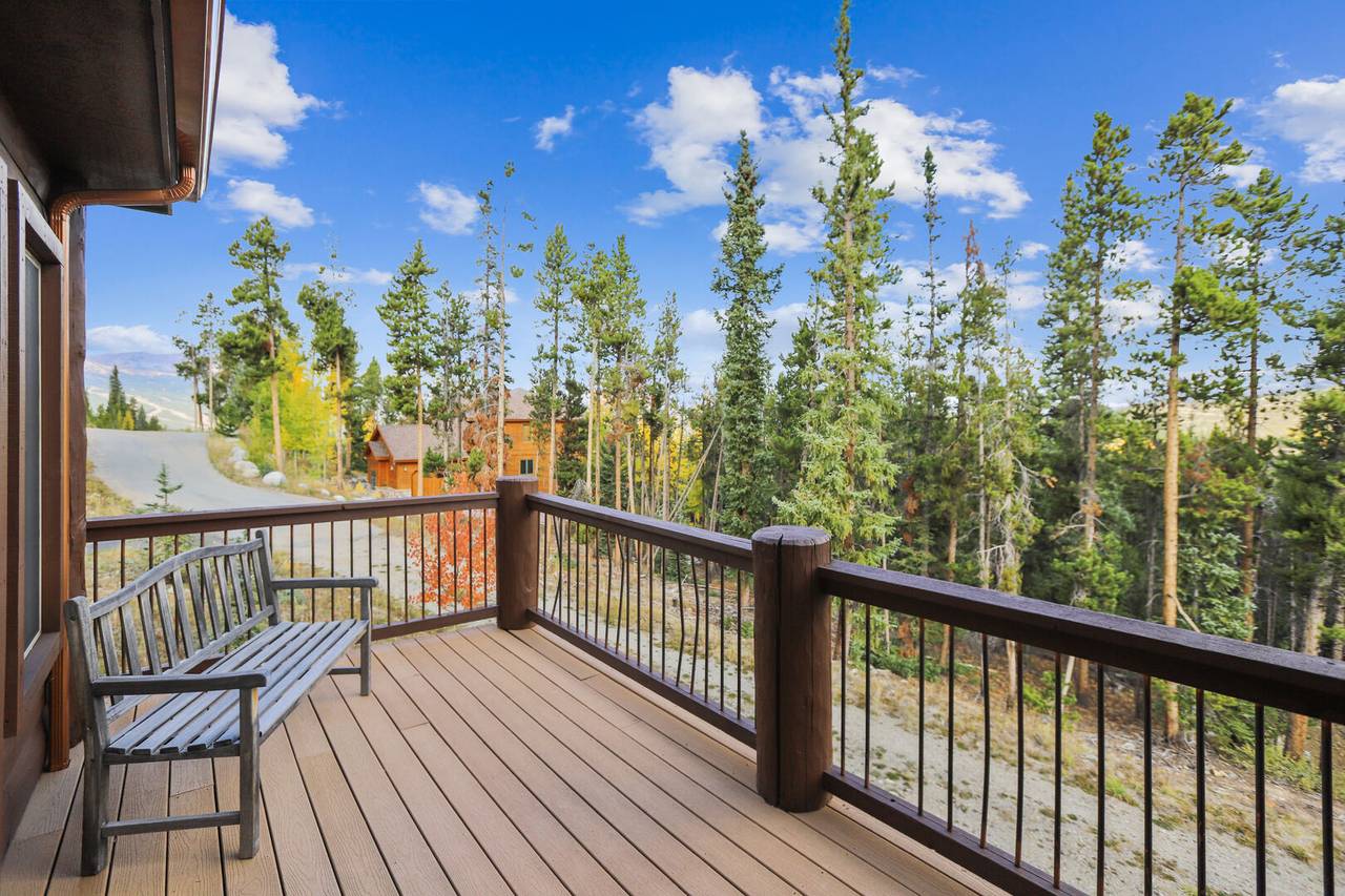 Deck, Swift Getaway, Breckenridge Vacation Rental Deck, Swift Getaway, Breckenridge Vacation Rental