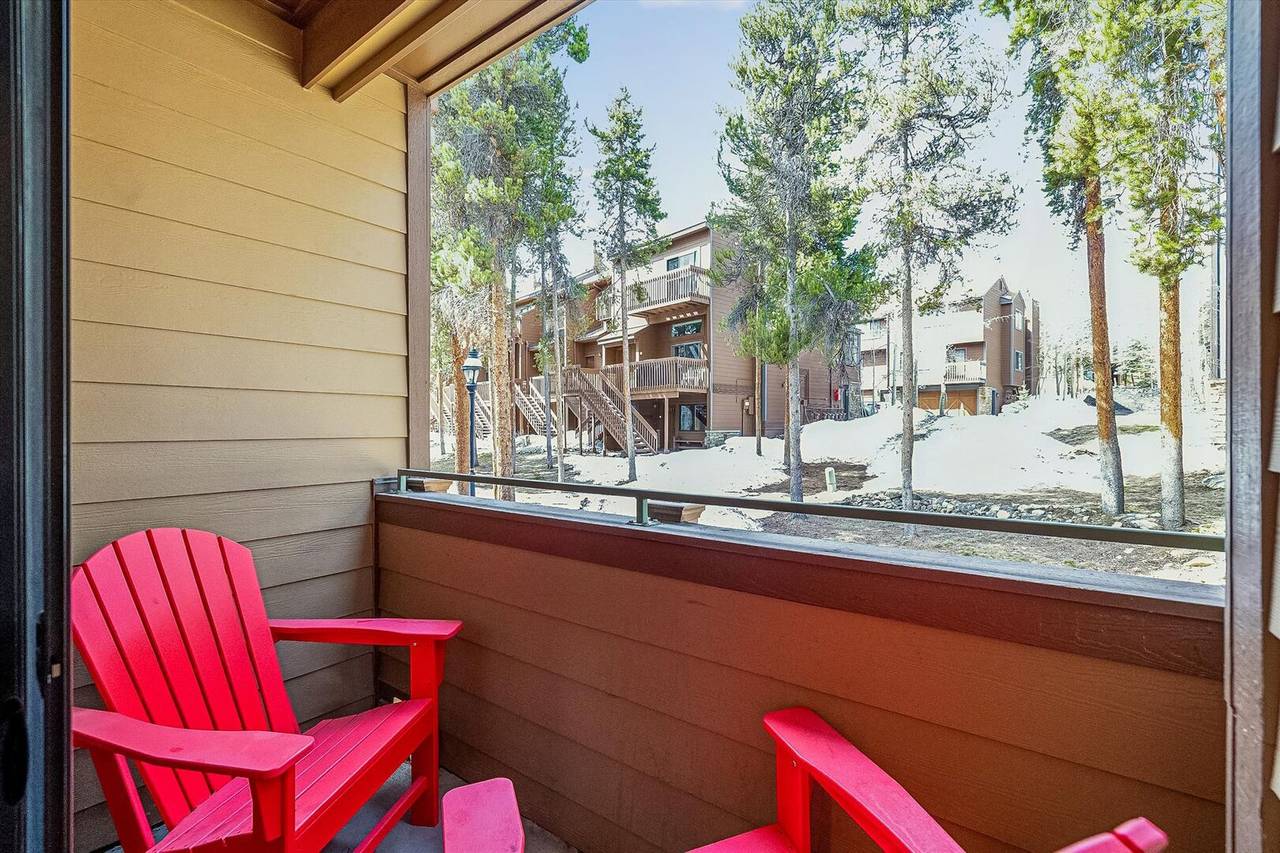 Balcony - Sundowner II 201 - Breckenridge Vacation Rental Balcony - Sundowner II 201 - Breckenridge Vacation Rental