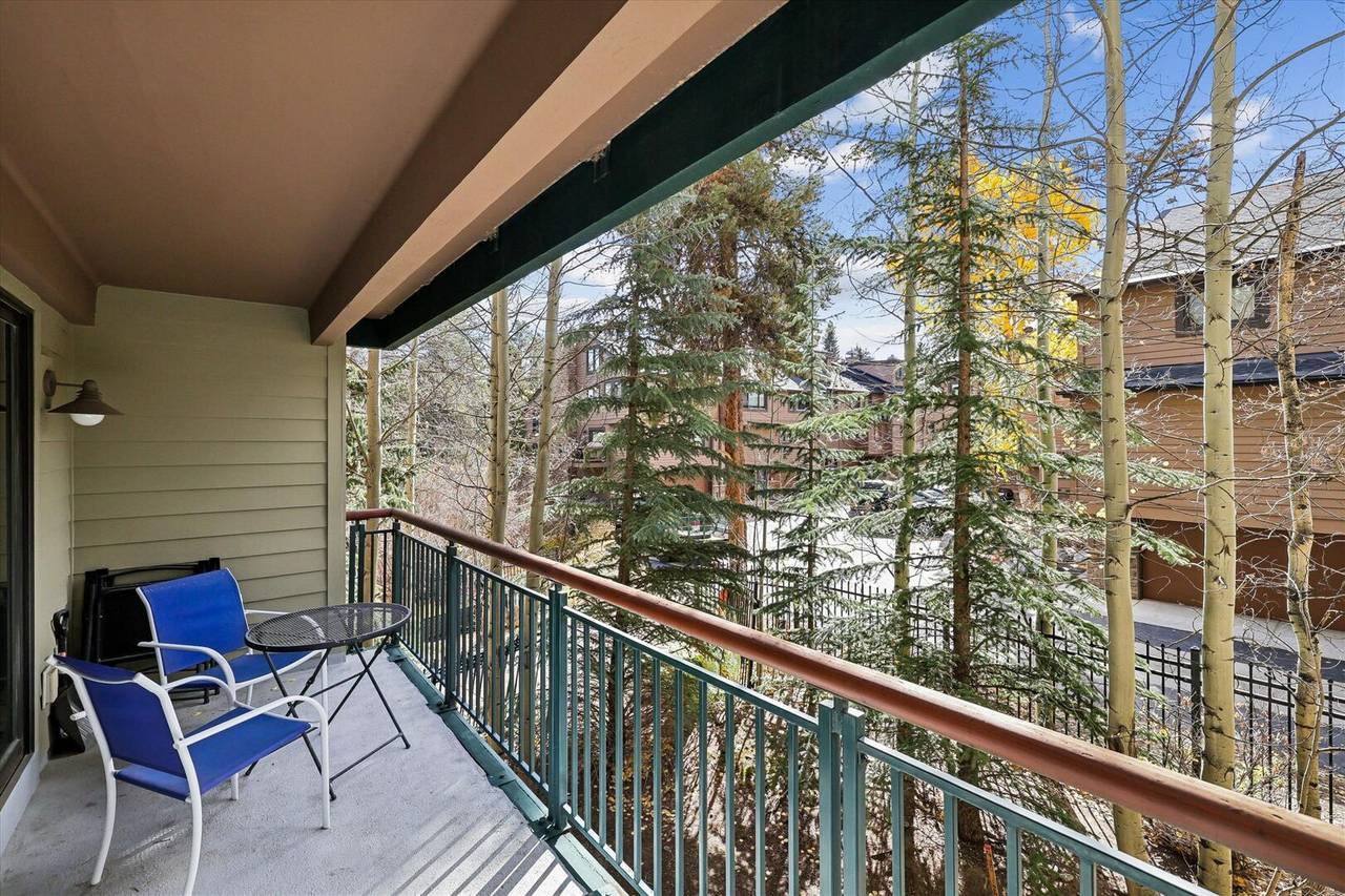 Balcony - Trails End 216 - Breckenridge Vacation Rental Balcony - Trails End 216 - Breckenridge Vacation Rental