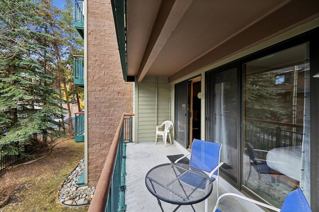 Balcony - Trails End 216 - Breckenridge Vacation Rental Balcony - Trails End 216 - Breckenridge Vacation Rental