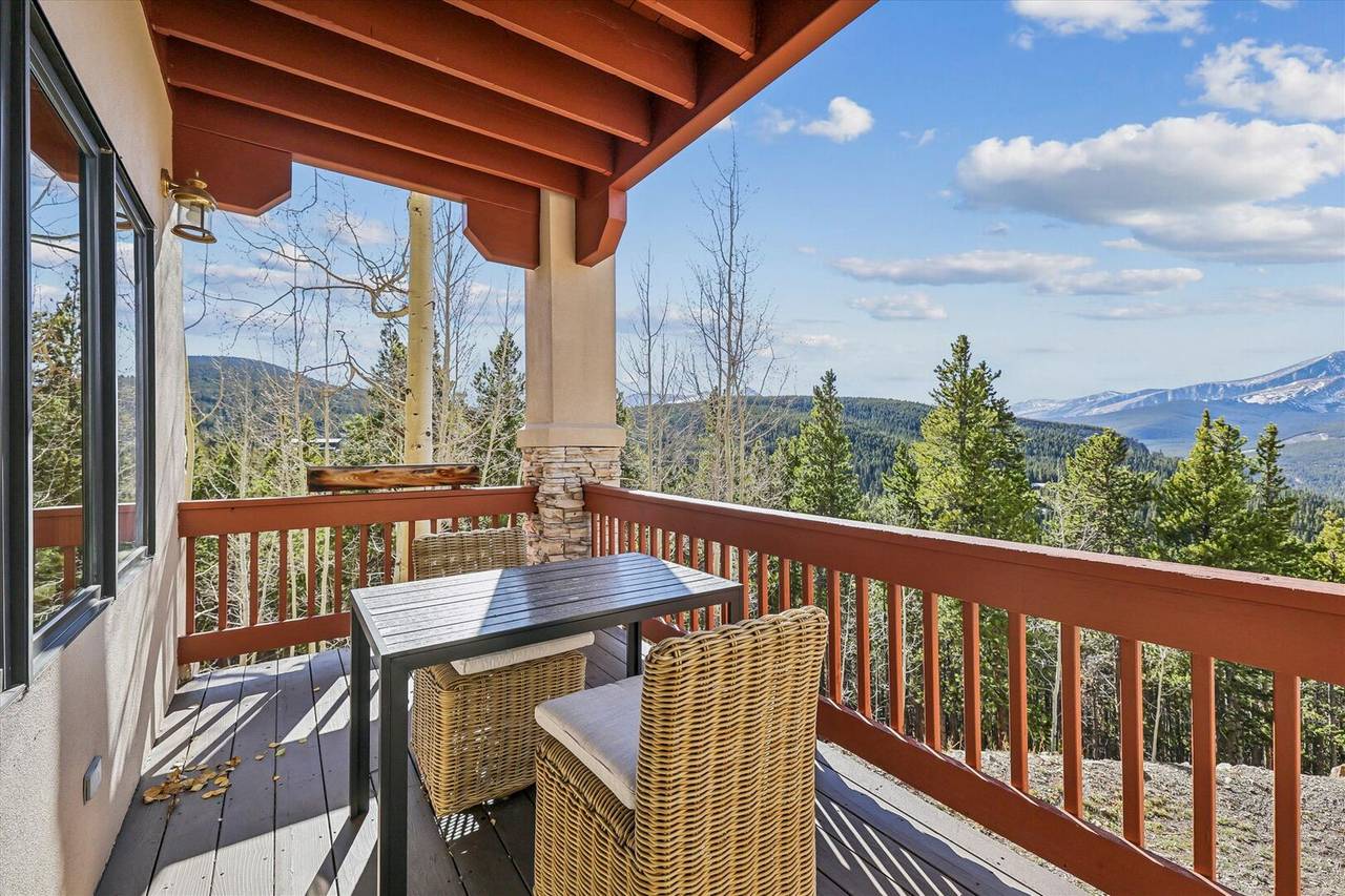 Balcony - Charter Ridge 22 - Breckenridge Vacation Rental Balcony - Charter Ridge 22 - Breckenridge Vacation Rental
