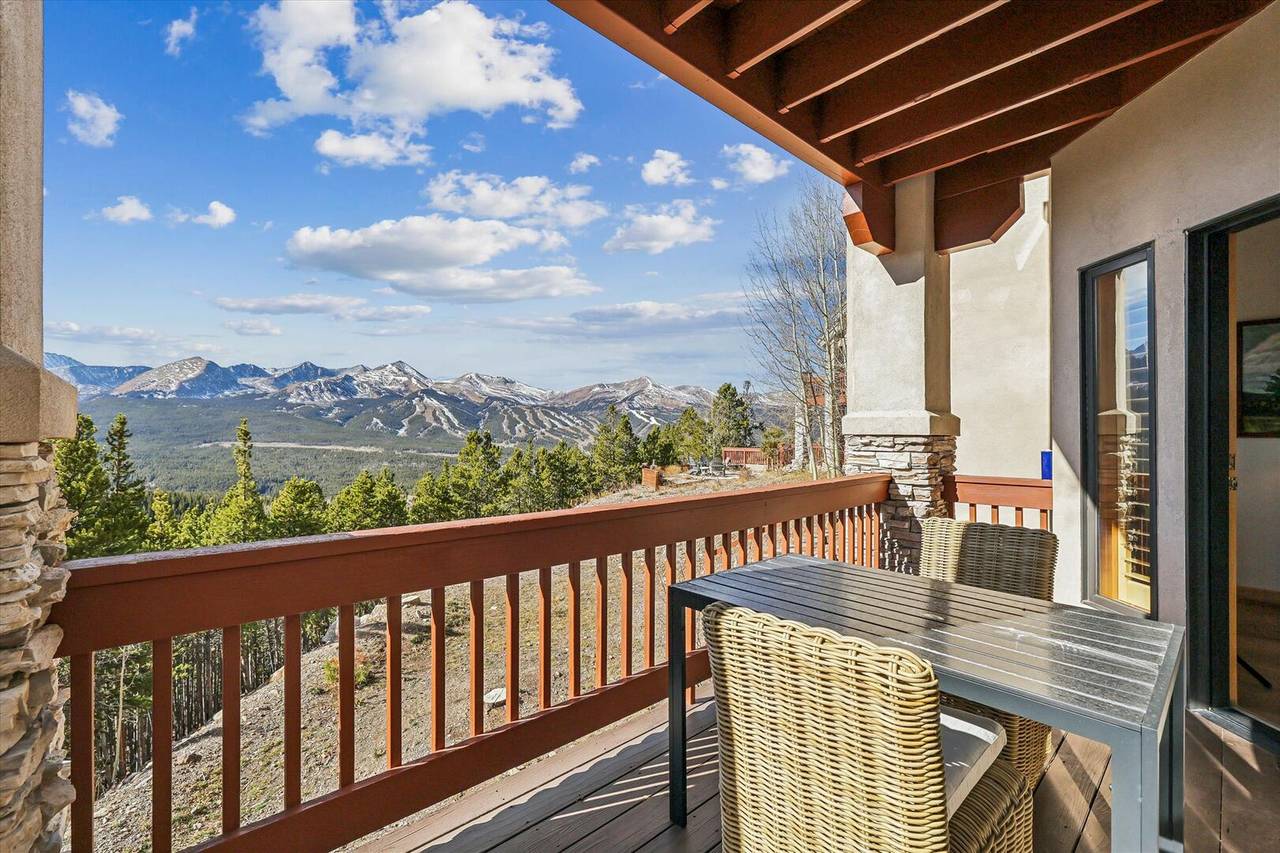 Balcony - Charter Ridge 22 - Breckenridge Vacation Rental Balcony - Charter Ridge 22 - Breckenridge Vacation Rental