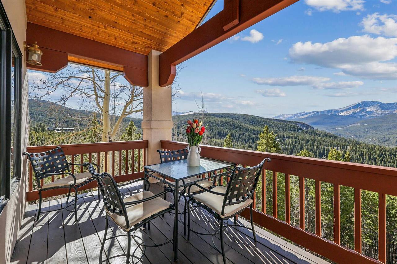 Balcony - Charter Ridge 22 - Breckenridge Vacation Rental Balcony - Charter Ridge 22 - Breckenridge Vacation Rental