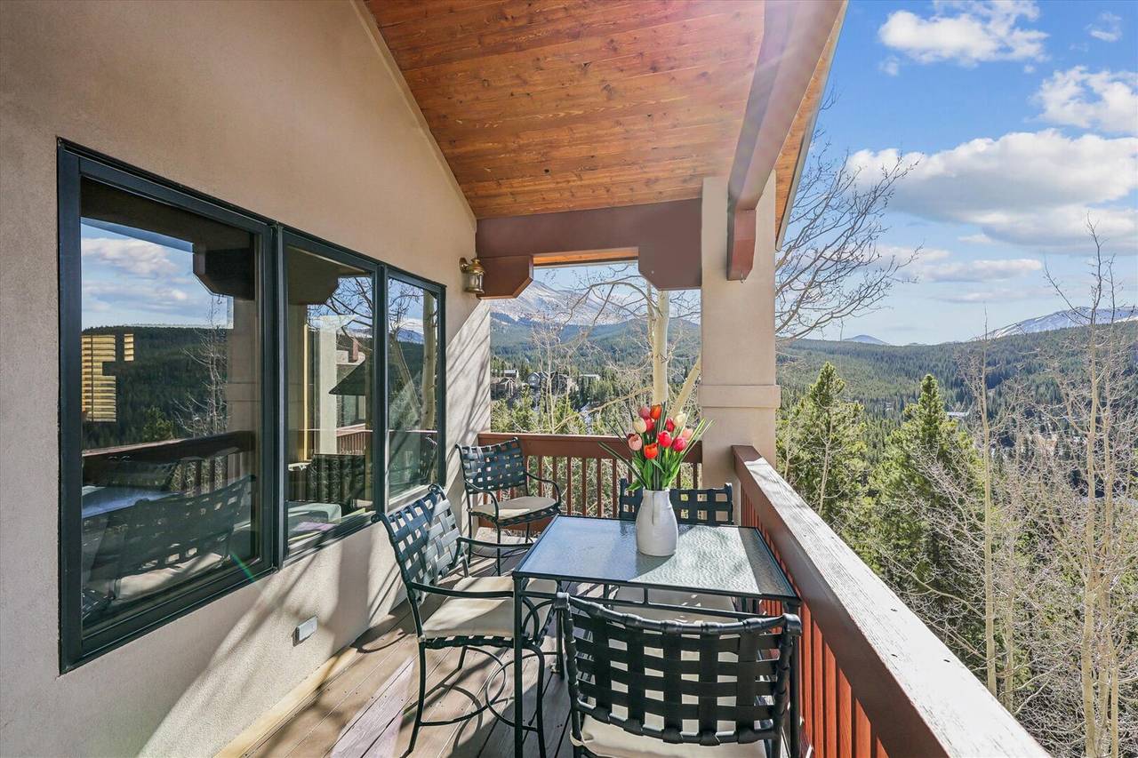 Balcony - Charter Ridge 22 - Breckenridge Vacation Rental Balcony - Charter Ridge 22 - Breckenridge Vacation Rental