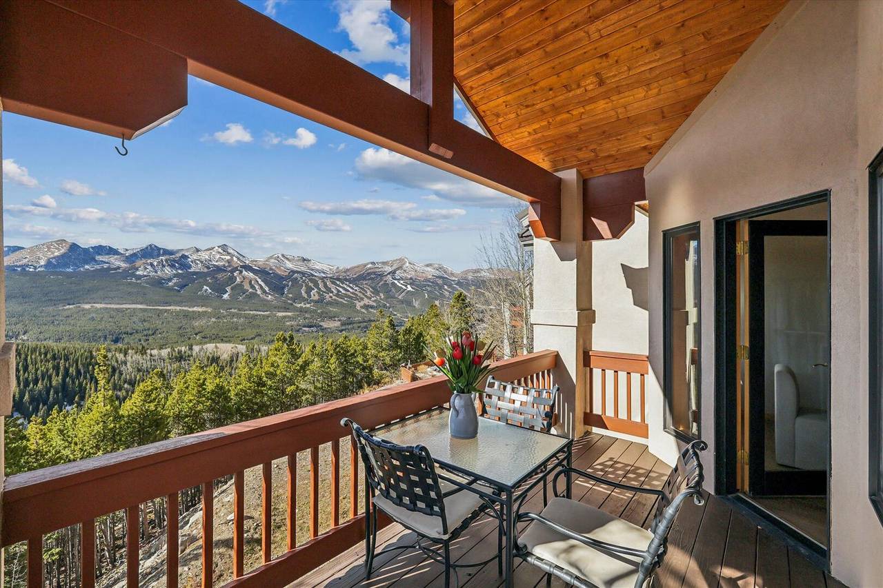 Balcony - Charter Ridge 22 - Breckenridge Vacation Rental Balcony - Charter Ridge 22 - Breckenridge Vacation Rental
