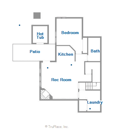 Floor Plan - Little Bear Lodge - Breckenridge Vacation Rental Floor Plan - Little Bear Lodge - Breckenridge Vacation Rental