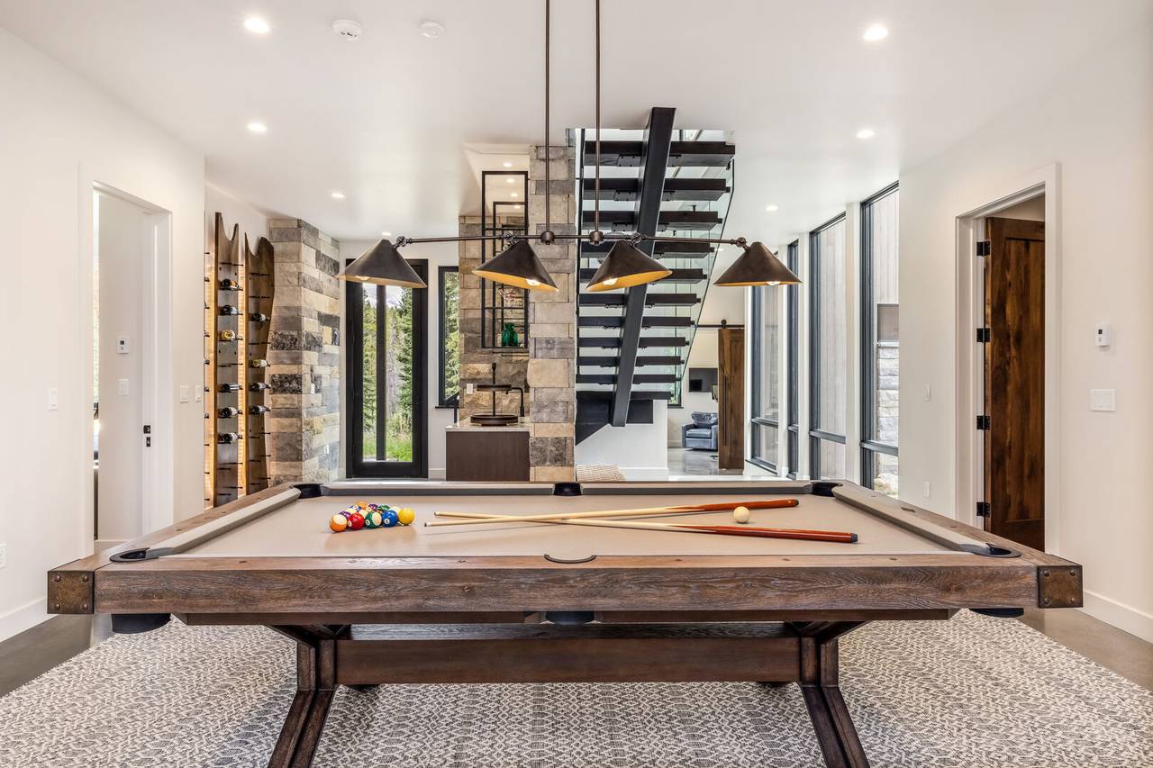 Pool Table - The Blue River House at Breckenridge - Breckenridge Vacation Rental Pool Table - The Blue River House at Breckenridge - Breckenridge Vacation Rental