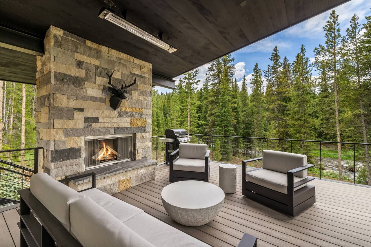 Deck - The Blue River House at Breckenridge - Breckenridge Vacation Rental Deck - The Blue River House at Breckenridge - Breckenridge Vacation Rental