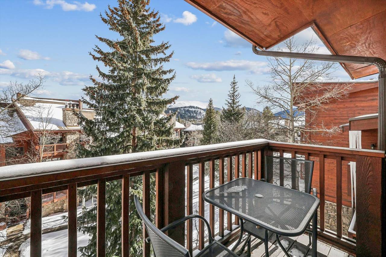Balcony - Pine Ridge 5F - Breckenridge Vacation Rental Balcony - Pine Ridge 5F - Breckenridge Vacation Rental