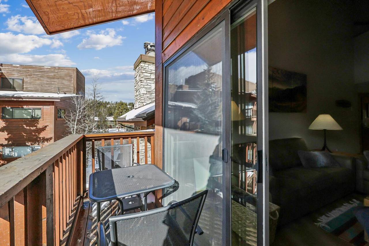 Balcony - Pine Ridge 5F - Breckenridge Vacation Rental Balcony - Pine Ridge 5F - Breckenridge Vacation Rental