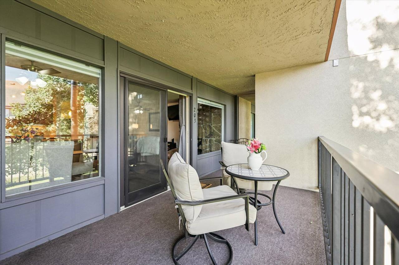 Balcony - Mountain Meadows 203 - Frisco Vacation Rental Balcony - Mountain Meadows 203 - Frisco Vacation Rental