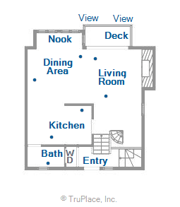 Floor Plan - 4 O'Clock Lodge D25 - Breckenridge Vacation Rental Floor Plan - 4 O'Clock Lodge D25 - Breckenridge Vacation Rental