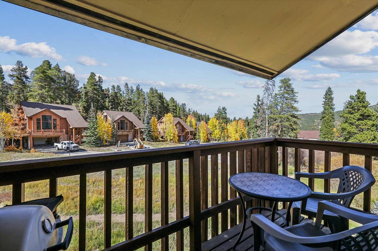 Balcony - 4 O'Clock Lodge D25 - Breckenridge Vacation Rental Balcony - 4 O'Clock Lodge D25 - Breckenridge Vacation Rental