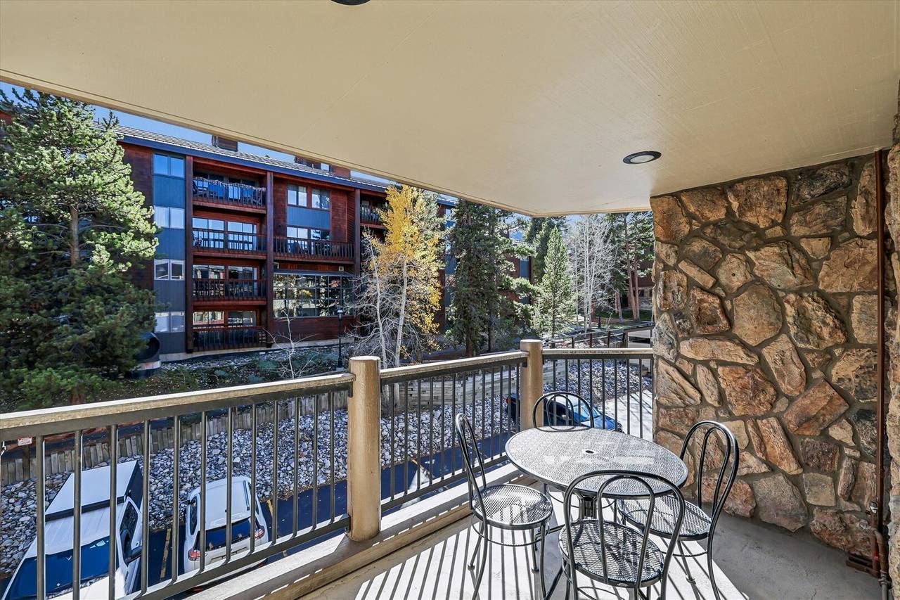 Balcony - Park Place 202E - Breckenridge Vacation Rental Balcony - Park Place 202E - Breckenridge Vacation Rental