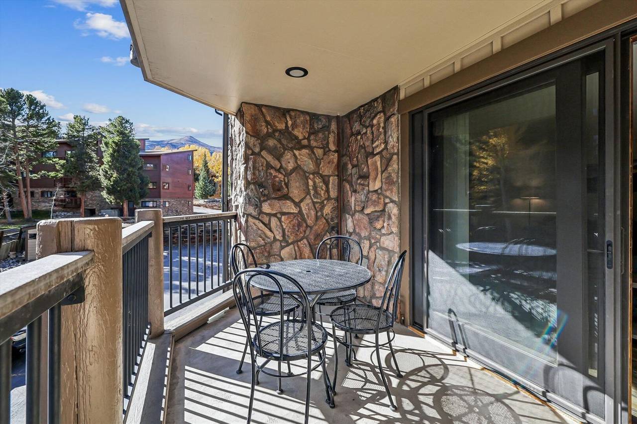Balcony - Park Place 202E - Breckenridge Vacation Rental Balcony - Park Place 202E - Breckenridge Vacation Rental