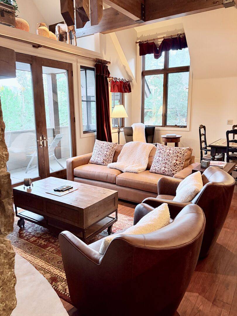 Living Area - Trail Nest - Breckenridge Vacation Rental Living Area - Trail Nest - Breckenridge Vacation Rental