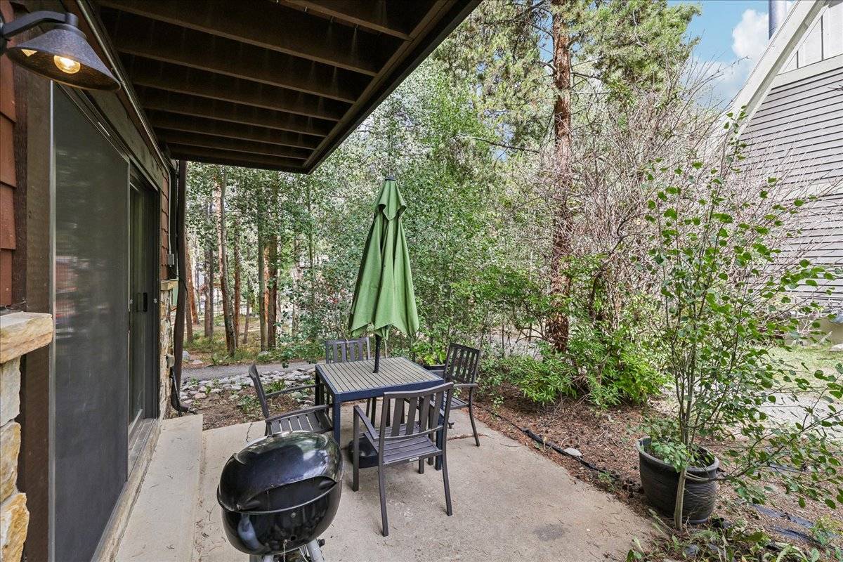 Patio - Lances West 9 - Breckenridge Vacation Rental Patio - Lances West 9 - Breckenridge Vacation Rental