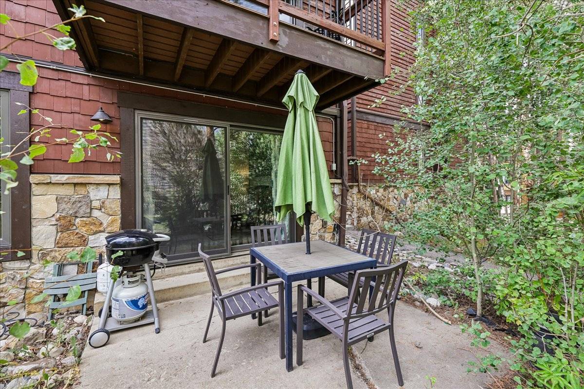 Patio - Lances West 9 - Breckenridge Vacation Rental Patio - Lances West 9 - Breckenridge Vacation Rental