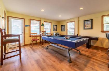 Rec Room with Pool Table