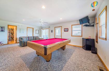 Rec Room with Pool Table