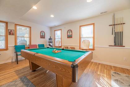 Rec Room with Pool Table