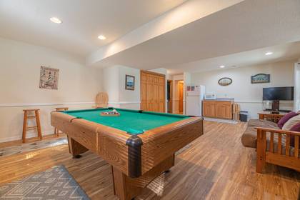 Rec Room with Pool Table