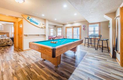 Rec Room with Pool Table