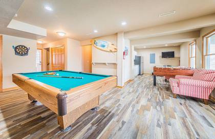 Rec Room with Pool Table
