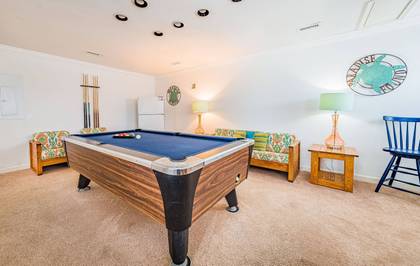 Rec Room with Pool Table
