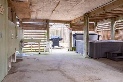 Outdoor Shower, Fish Cleaning Table