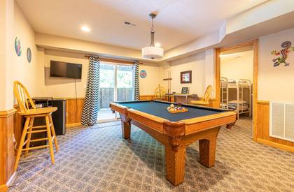 Rec Room with Pool Table