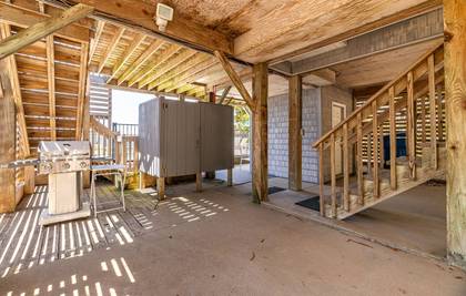 Gas Grill and Outdoor Shower