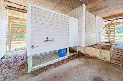 Outdoor Shower & Laundry Room