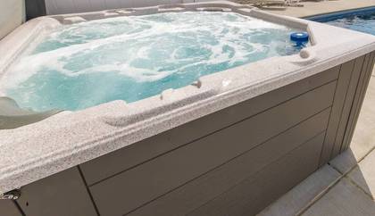 Poolside Hot Tub