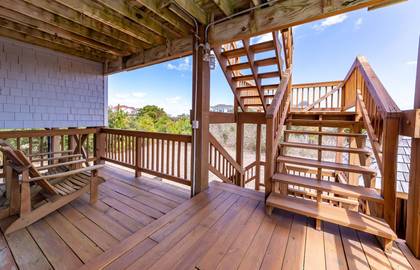 Mid Level Covered Deck