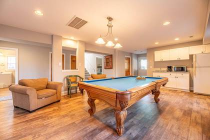 Rec Room with Pool Table