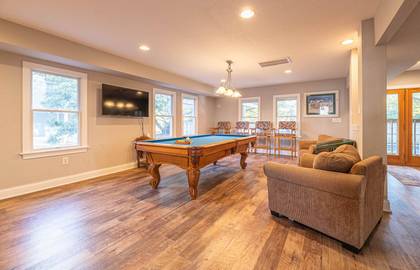 Rec Room with Pool Table