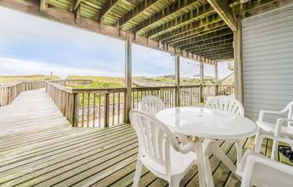 Mid Level Covered Deck