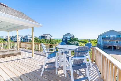 sun deck with ocean views