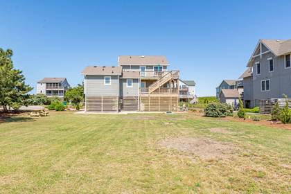 large landscaped yard