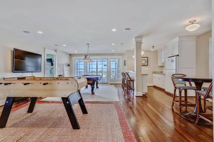 rec room with pool table and foosball