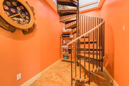 Spiral Staircase to Upper Level