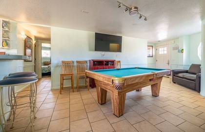 Rec Room with Pool Table