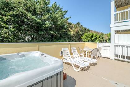 Relax in the Hot Tub next to the Pool