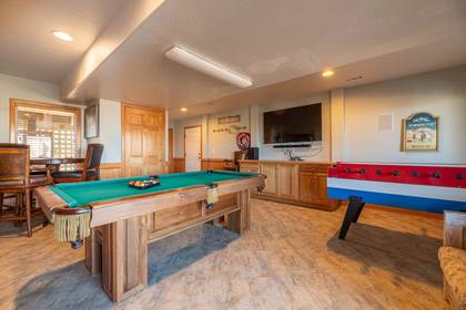 Rec Room with Pool Table